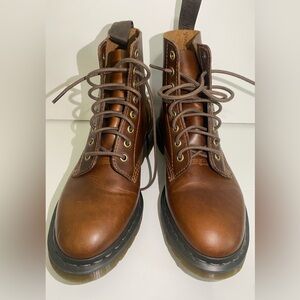 Dr Martens 1460 Pascal Boots Brown Mens Size 7, Women’s 8, Lace Up Leather